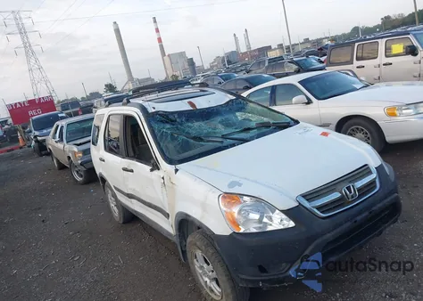 2002 Honda Cr-V Ex из США, поврежденный, VIN SHSRD78812U000214